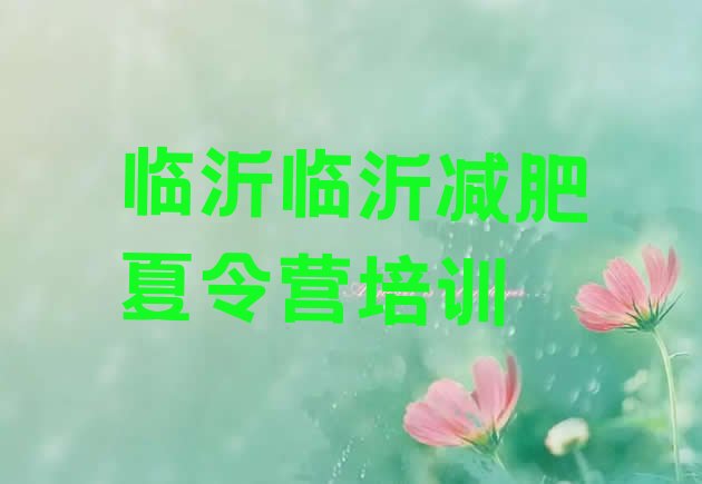十大2025年临沂河东区减肥塑身训练营排行榜