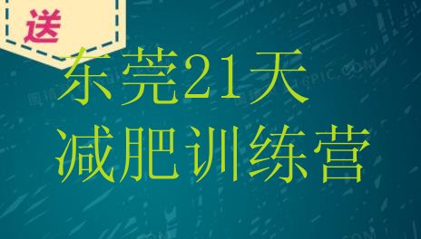 十大东莞21天减肥训练营排行榜