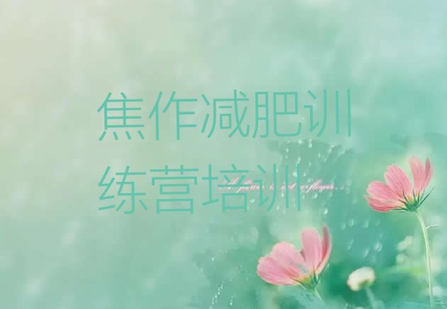 十大2025年焦作封闭减肥训练营排行榜