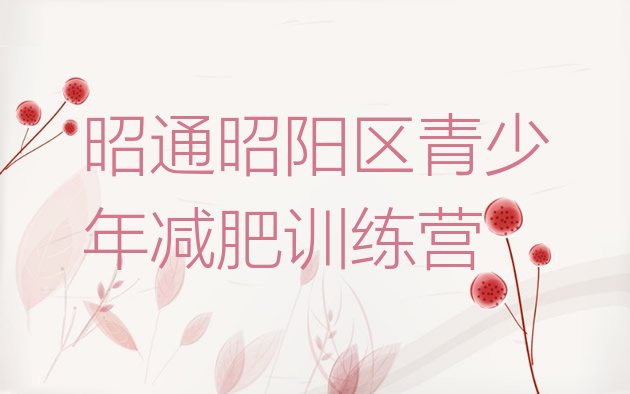 十大2025年昭通昭阳区减肥达人训练营排行榜