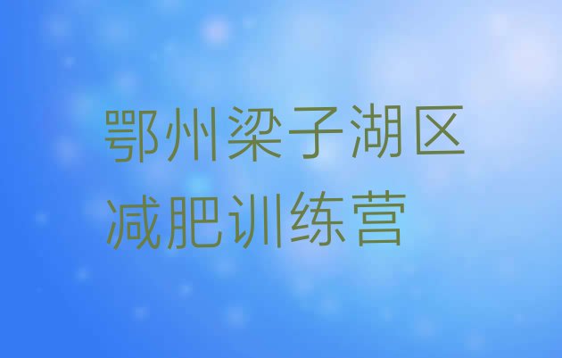 十大2025年鄂州梁子湖区青少年减肥夏令营排行榜