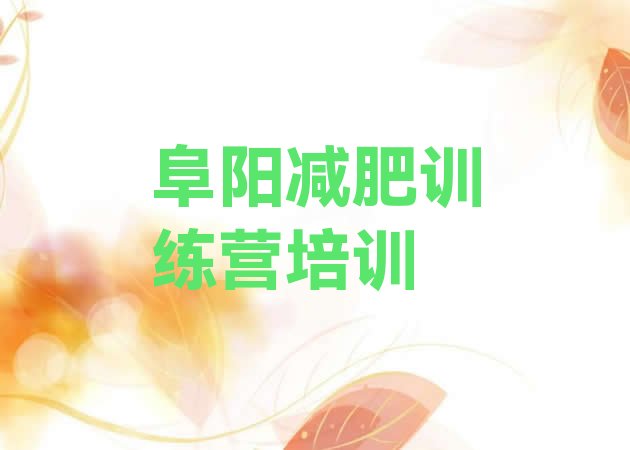 十大2025年阜阳减肥集中营多少钱排行榜