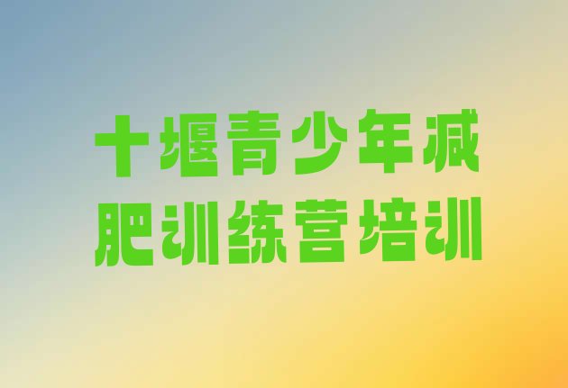 十大2025年十堰正规减肥训练营排行榜