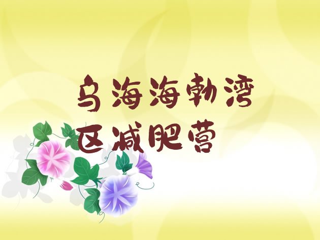 十大乌海海勃湾区减肥营排行榜
