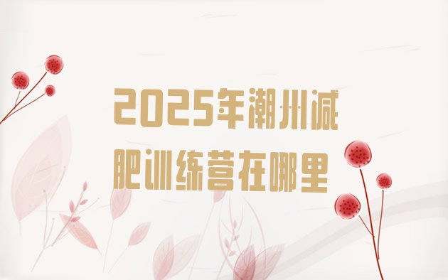十大2025年潮州减肥训练营在哪里排行榜