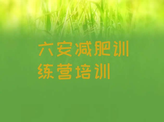 十大六安叶集区减肥达人训练营收费排名top10排行榜