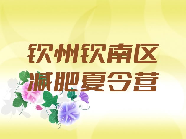 十大2025年钦州钦南区减肥达人训练营价格实力排名名单排行榜