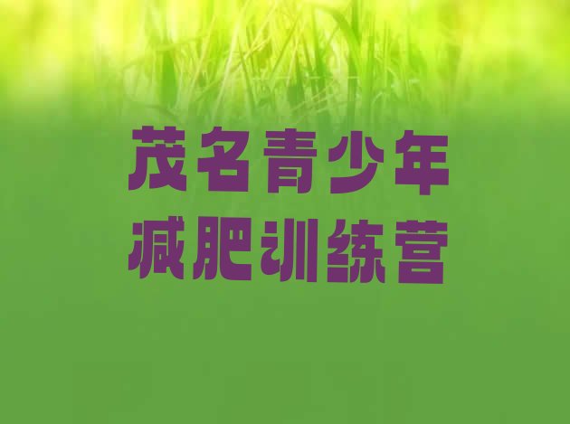 十大2025年茂名减肥训练基地排行榜