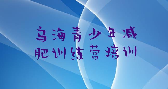 十大2025年乌海乌达区减肥训练营哪家好排行榜