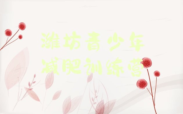 十大潍坊暑假减肥训练营排行榜