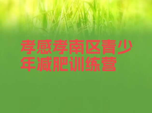 十大孝感孝南区减肥训练营排名排名top10排行榜