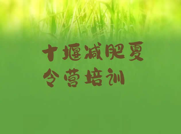 十大2025年十堰减肥训练营哪里好十大排名排行榜