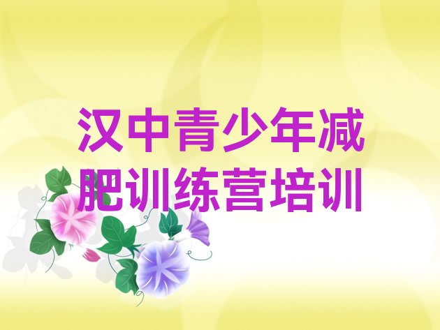 十大汉中汉台区减肥营价格十大排名排行榜