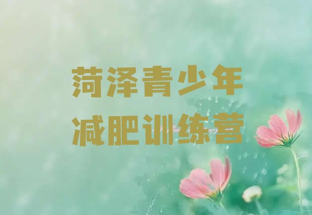 十大2025年菏泽减肥健身训练营排名排行榜