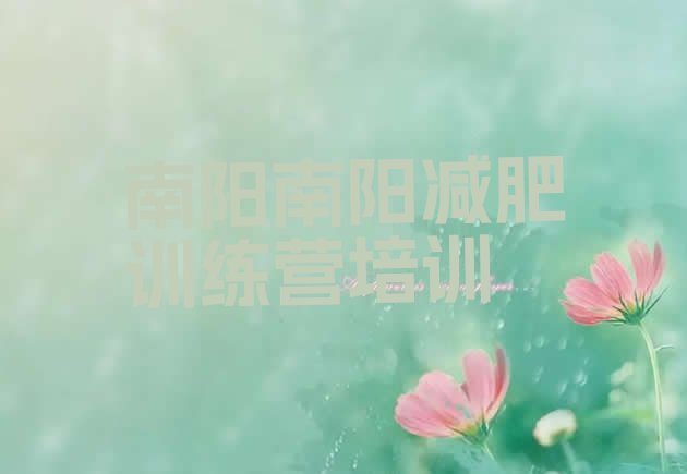 十大2025年南阳有没有减肥的训练营排行榜