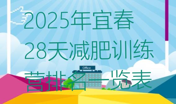 十大2025年宜春28天减肥训练营排名一览表排行榜
