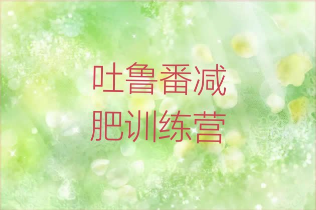 十大吐鲁番达人减肥训练营排行榜