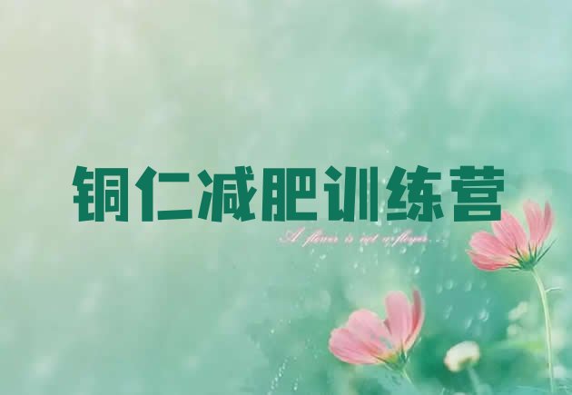 十大2025年铜仁减肥达人训练营排行榜