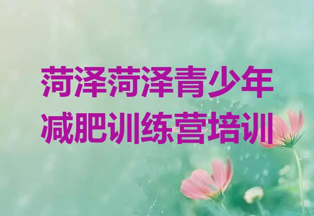 十大2025年菏泽减肥训练营地址排名一览表排行榜