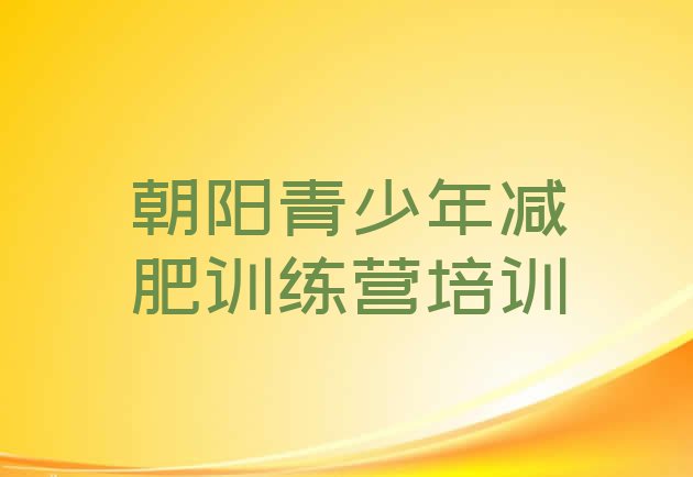 十大2025年朝阳训练减肥营排行榜