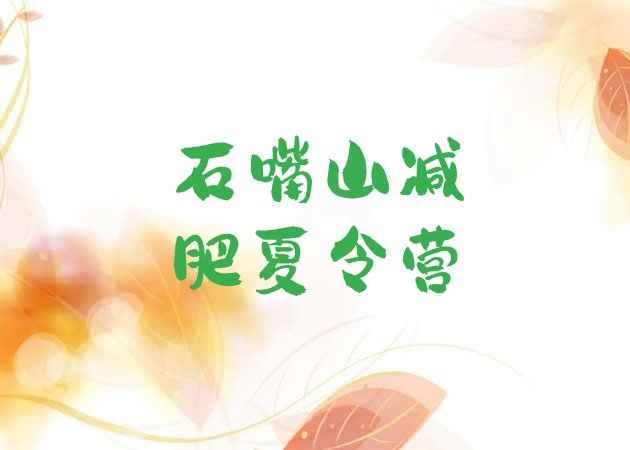 十大2026年石嘴山集体减肥训练营推荐一览排行榜