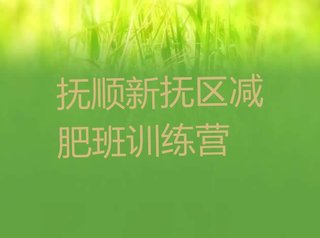 十大抚顺新抚区减肥班训练营排行榜