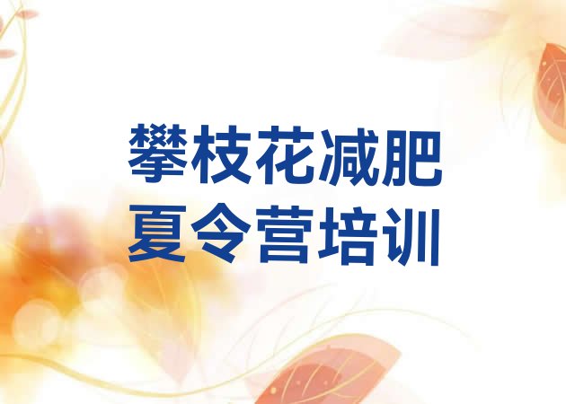 十大攀枝花仁和区户外减肥训练营名单更新汇总排行榜