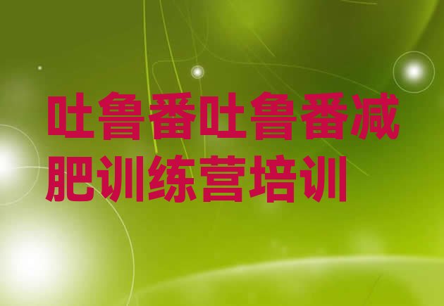 十大2026年吐鲁番减肥营训练排行榜