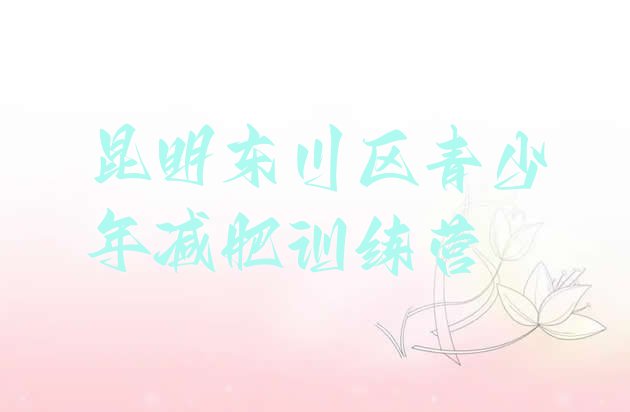 十大2026年昆明东川区全封闭式减肥训练营排行榜