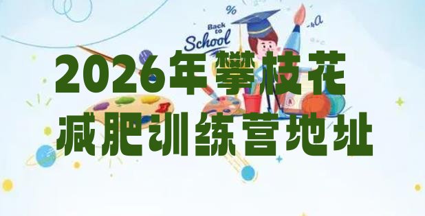 十大2026年攀枝花减肥训练营地址排行榜