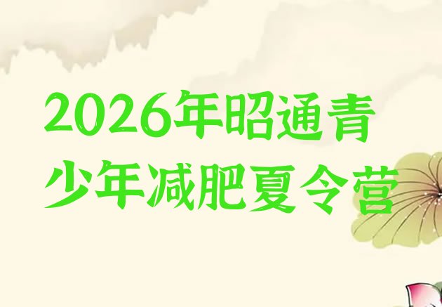 十大2026年昭通青少年减肥夏令营排行榜