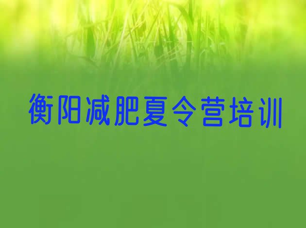 十大2026年衡阳南岳区附近有减肥训练营吗十大排名排行榜