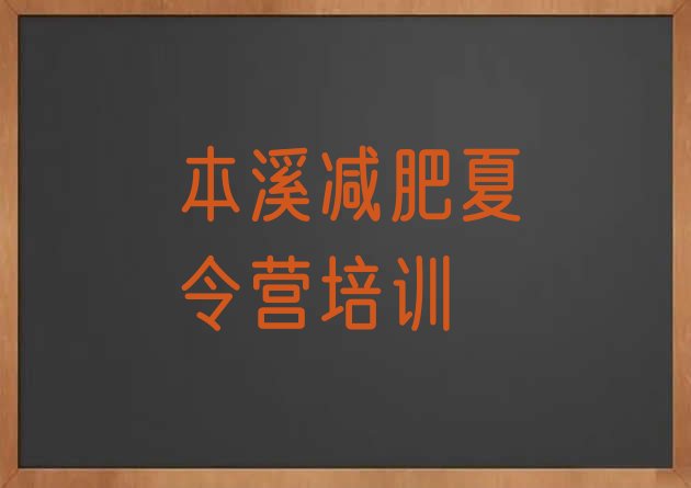 十大2026年本溪减肥训练营怎么样排行榜