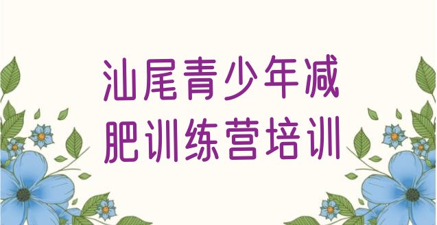十大2026年汕尾减肥训练营报名排行榜