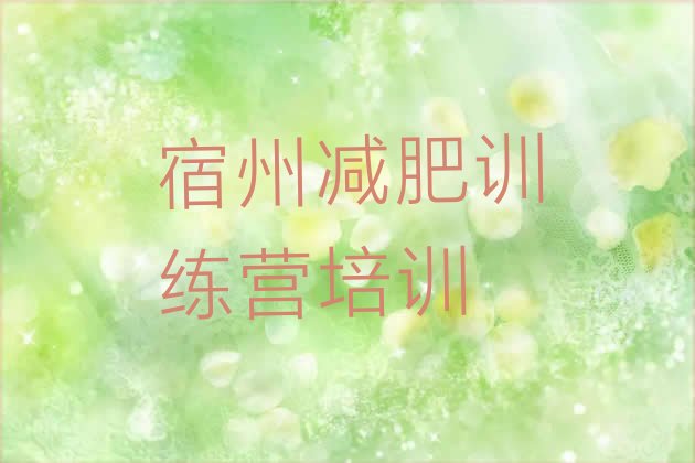 十大宿州训练减肥营排名前十排行榜