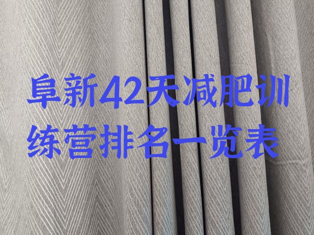 十大阜新42天减肥训练营排名一览表排行榜