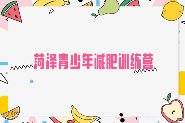 十大2026年菏泽减肥减肥训练营排行榜