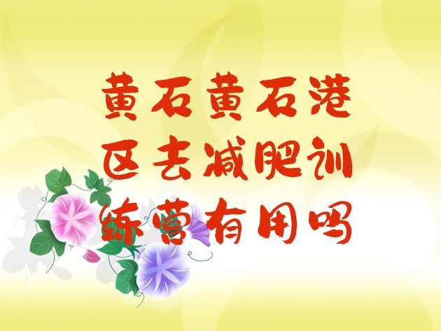 十大黄石黄石港区去减肥训练营有用吗排行榜