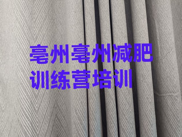 十大亳州减肥达人训练营价格实力排名名单排行榜