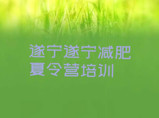 十大2026年遂宁船山区便宜的减肥训练营排行榜