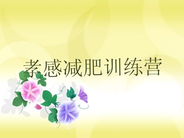 十大2026年孝感减肥集训营排行榜