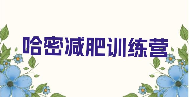 十大2026年哈密训练营减肥实力排名名单排行榜