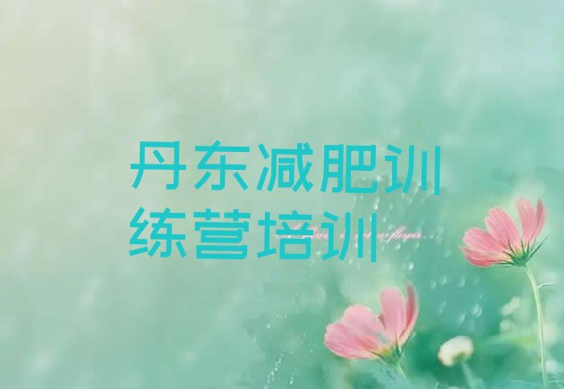 十大2026年丹东振安区正规减肥训练营排行榜