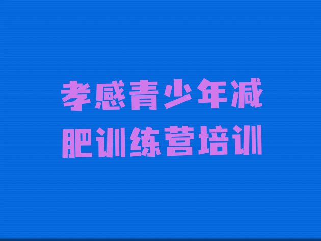十大孝感孝南区减肥减肥训练营排名排行榜