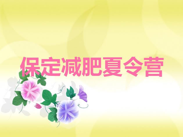 十大2026年保定封闭减肥训练营排行榜