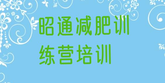 十大2026年昭通昭阳区减肥特训营排行榜