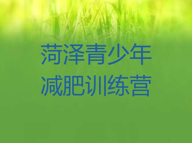 十大2026年菏泽减肥魔鬼训练营排行榜