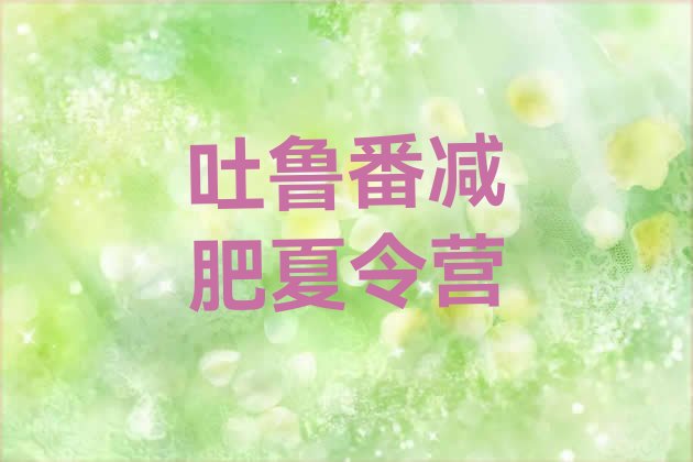 十大2026年吐鲁番减肥训练营哪里便宜十大排名排行榜