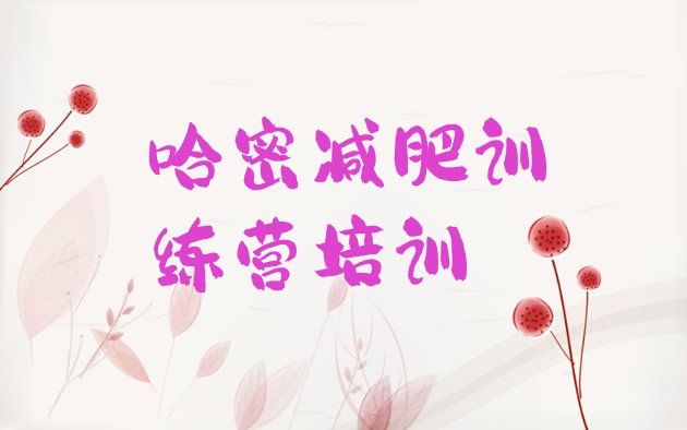 十大2026年哈密减肥营费用排名前十排行榜