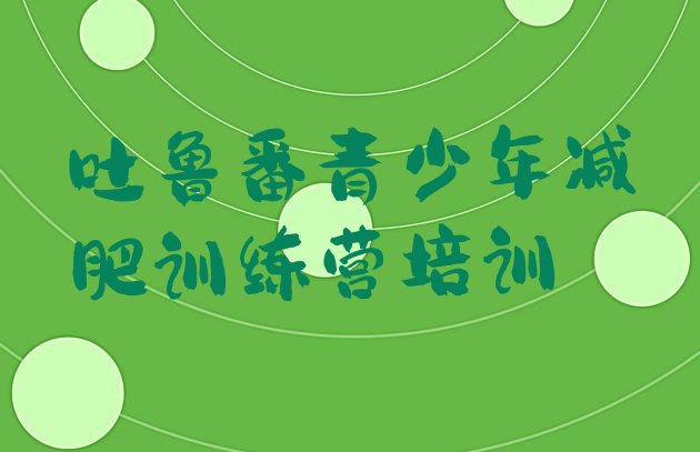 十大2026年吐鲁番高昌区减肥训练营价格表排行榜